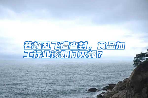 蒼蠅亂飛遭查封，食品加工行業(yè)該如何滅蠅？