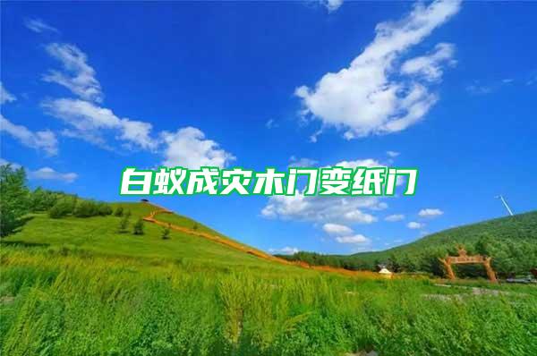 白蟻成災木門變紙門