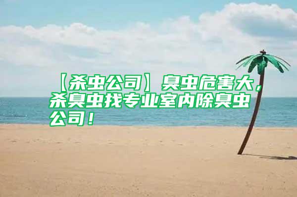 【殺蟲(chóng)公司】臭蟲(chóng)危害大，殺臭蟲(chóng)找專業(yè)室內(nèi)除臭蟲(chóng)公司！