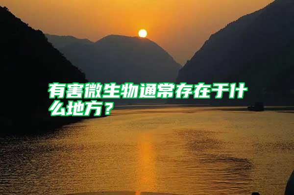 有害微生物通常存在于什么地方？
