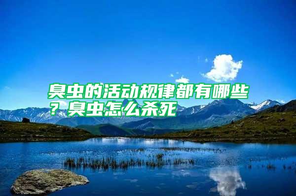 臭蟲的活動(dòng)規(guī)律都有哪些？臭蟲怎么殺死