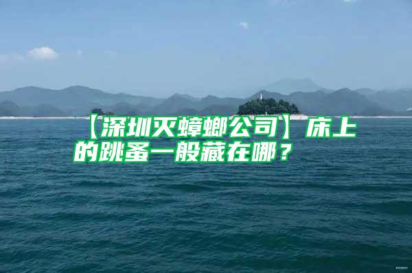 【深圳滅蟑螂公司】床上的跳蚤一般藏在哪？