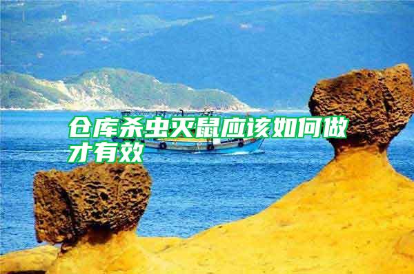 倉庫殺蟲滅鼠應該如何做才有效
