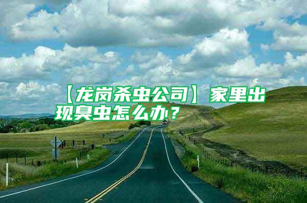 【龍崗殺蟲公司】家里出現臭蟲怎么辦？