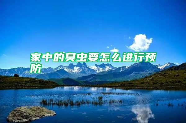 家中的臭蟲(chóng)要怎么進(jìn)行預(yù)防