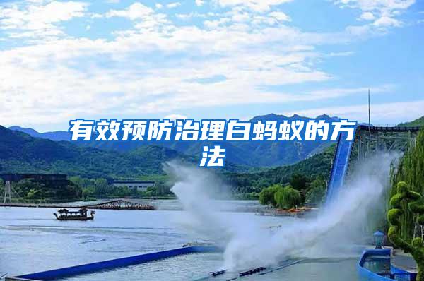 有效預(yù)防治理白螞蟻的方法