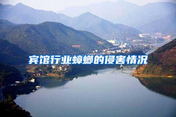 賓館行業(yè)蟑螂的侵害情況