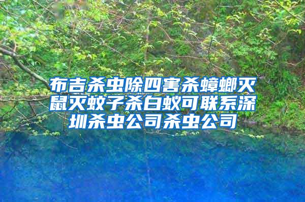 布吉?dú)⑾x(chóng)除四害殺蟑螂滅鼠滅蚊子殺白蟻可聯(lián)系深圳殺蟲(chóng)公司殺蟲(chóng)公司