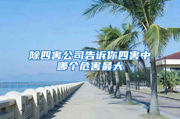 除四害公司告訴你四害中哪個(gè)危害最大