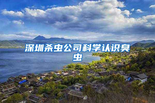 深圳殺蟲公司科學認識臭蟲