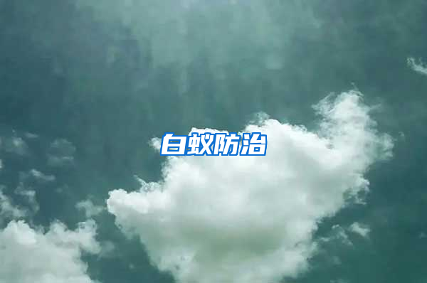 白蟻防治