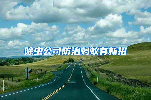 除蟲(chóng)公司防治螞蟻有新招